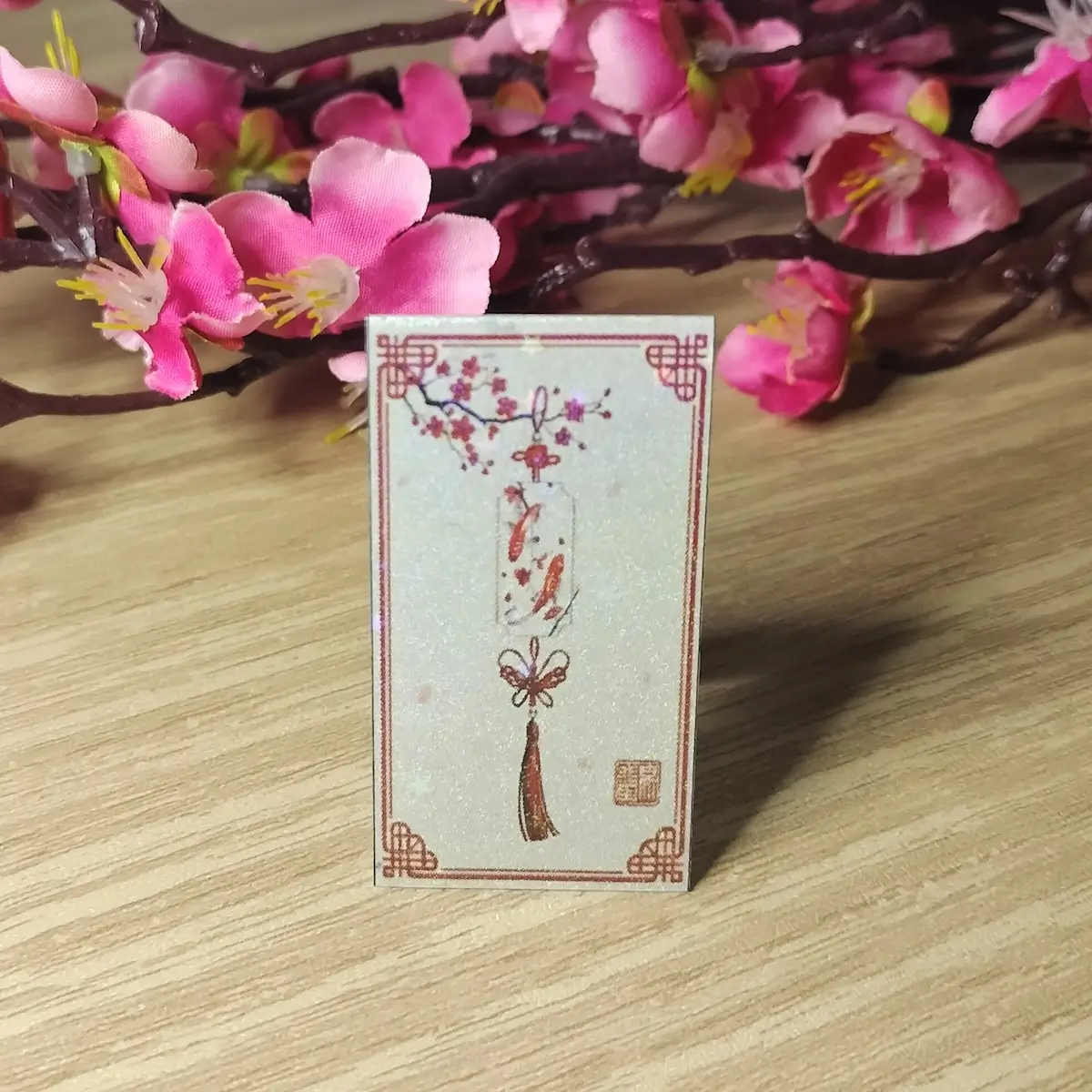 Dreamy Japanese lucky charm magnetic bookmark 1